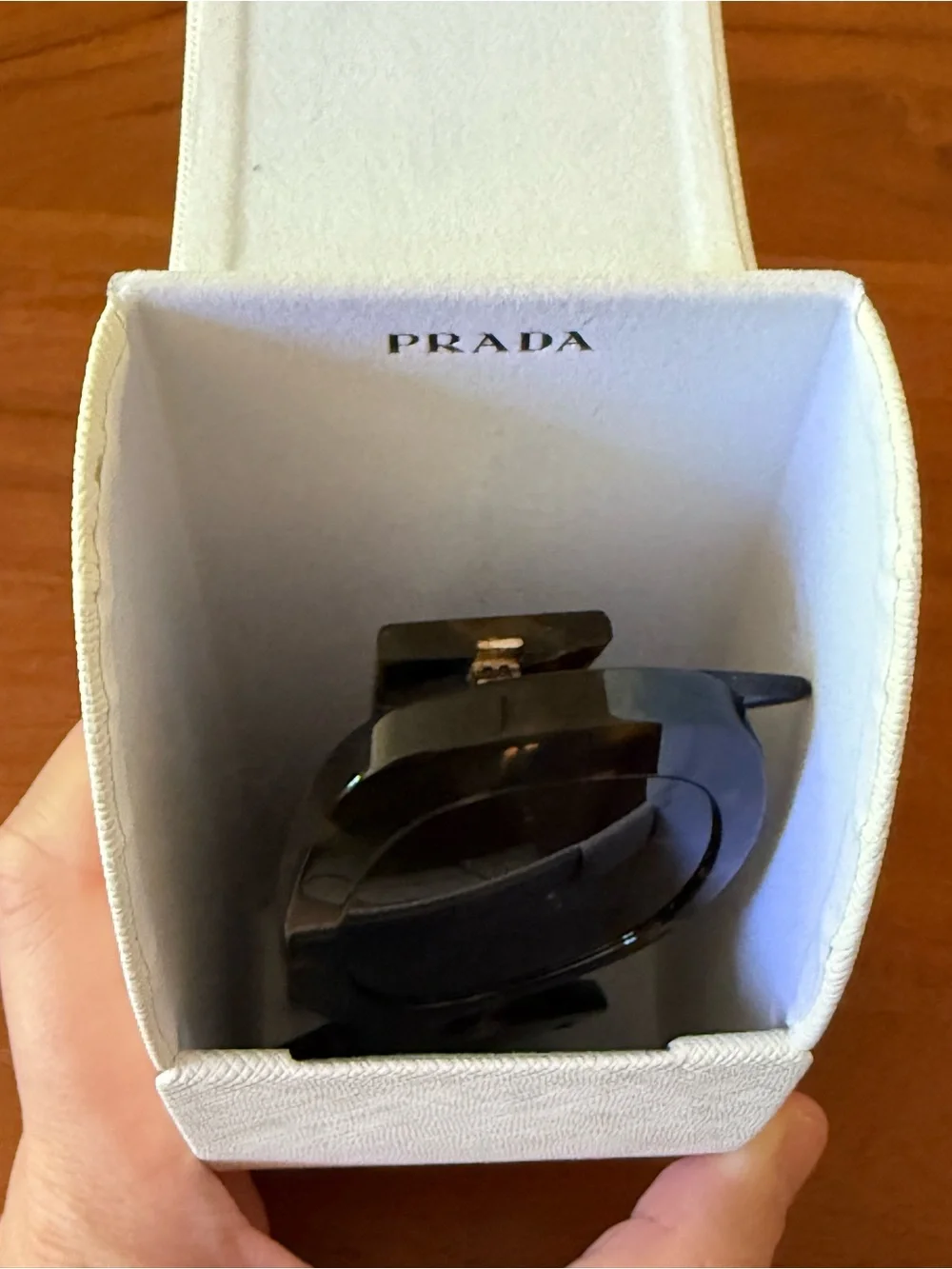 Prada Women’s Tortoiseshell Frame Sunglasses with Olive Lenses